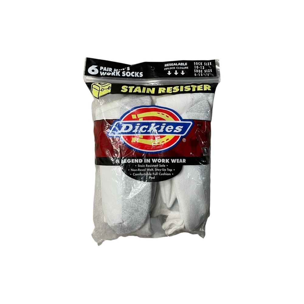 Dickies 6-Pair Work Socks